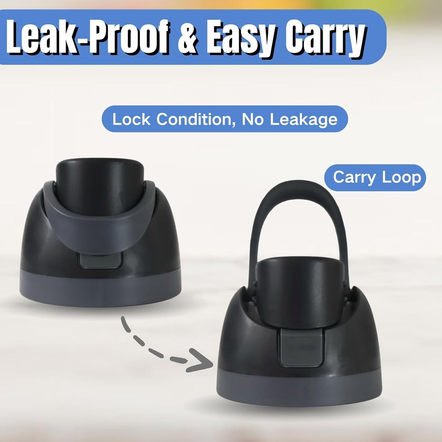 Replacement Lid Compatible with Owala Freesip One Button Water Bottle Top Cap
