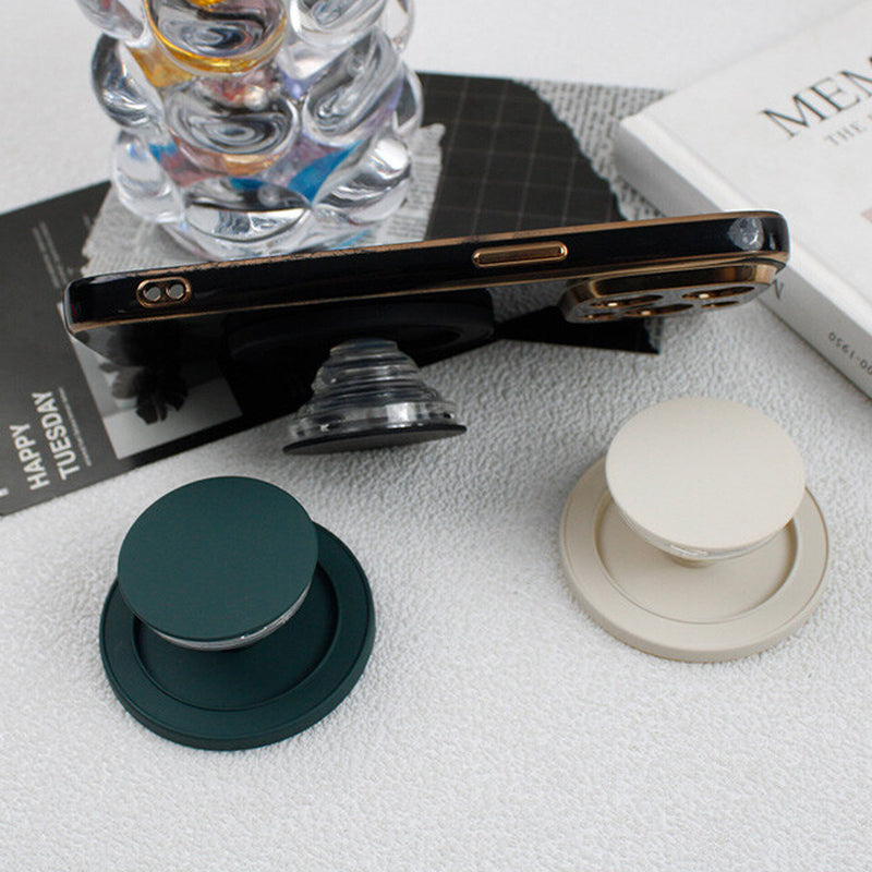 For Iphone 12-16 Magsafe Magnetic Solid Color Pop-Up Socket Grip Stand Holder