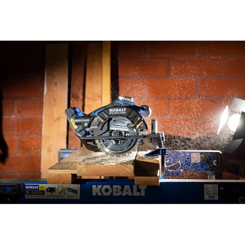 XTR 24-Volt 7-1/4-In Brushless Cordless Circular Saw