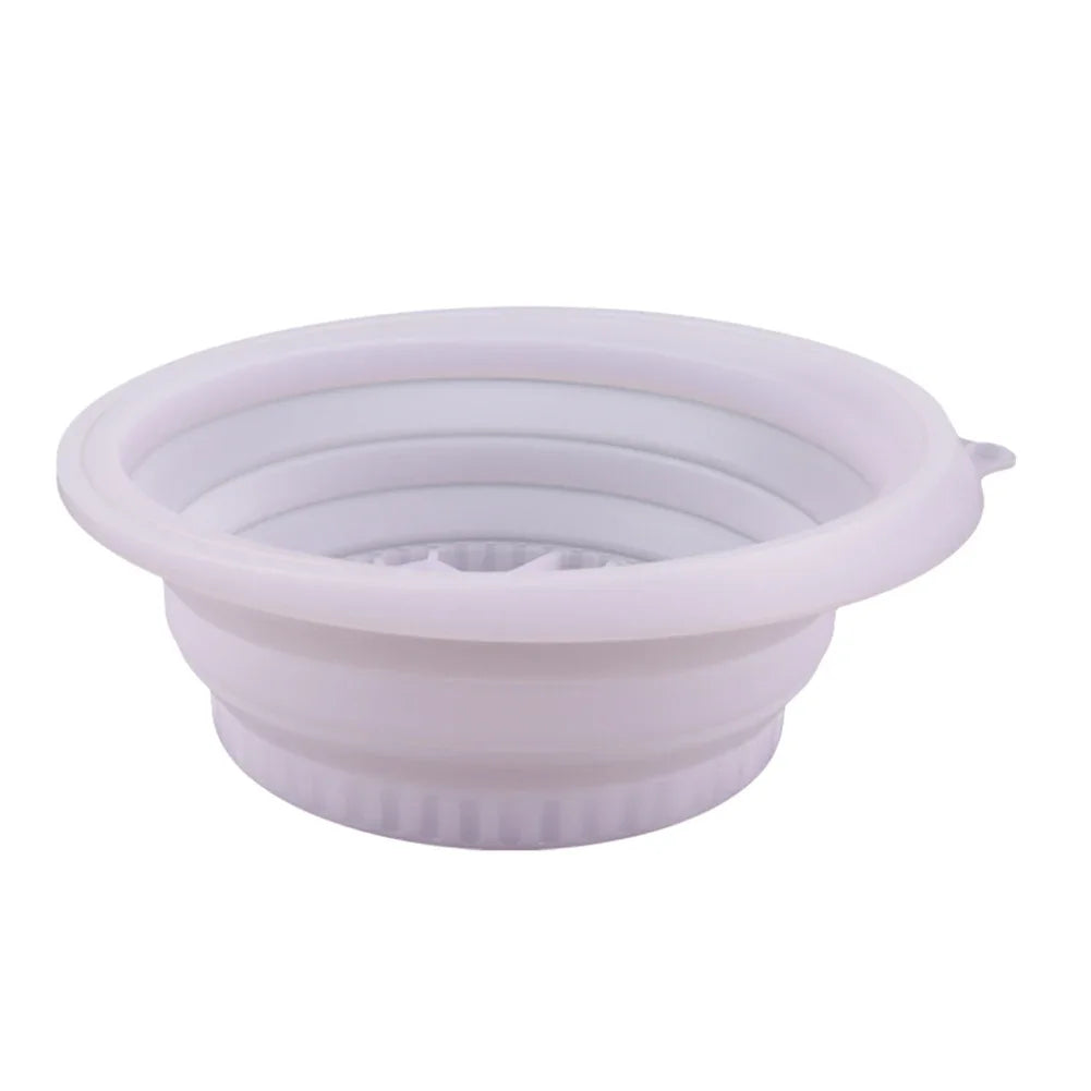 Silicone Facial Plunge Bowl with Built-In Icetray Collapsible Ice Water Face Cold Plunge Face Icebath at Home