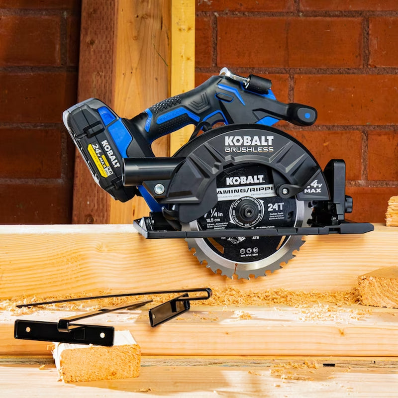 XTR 24-Volt 7-1/4-In Brushless Cordless Circular Saw