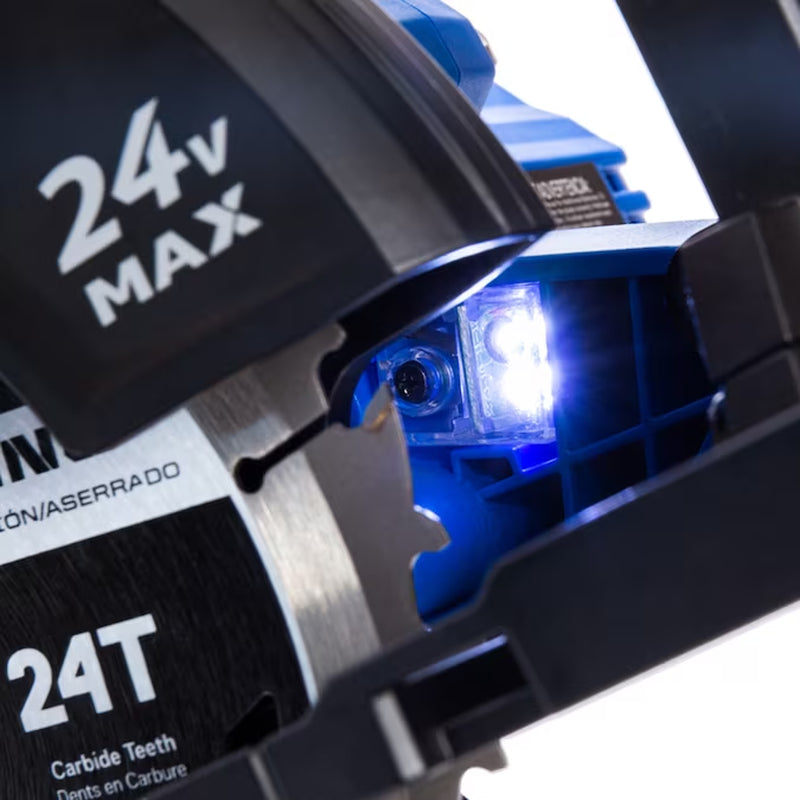 XTR 24-Volt 7-1/4-In Brushless Cordless Circular Saw