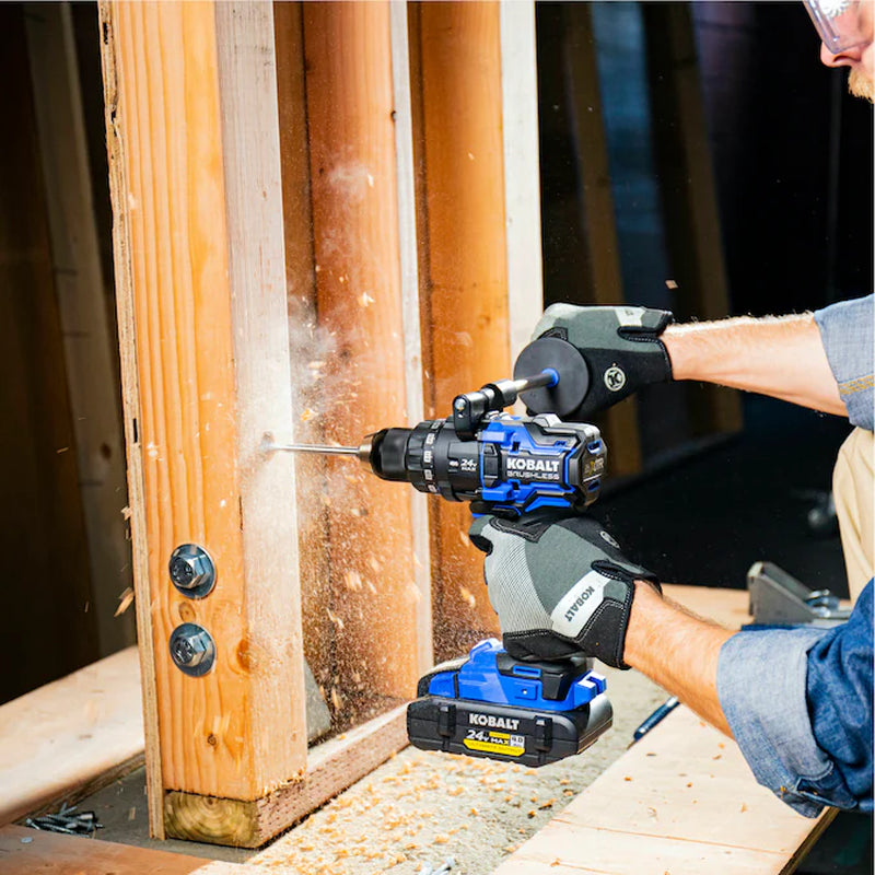 XTR 24-Volt 1/2-In Keyless Brushless Cordless Drill 1 -Batteries Included (Hard Case Included)