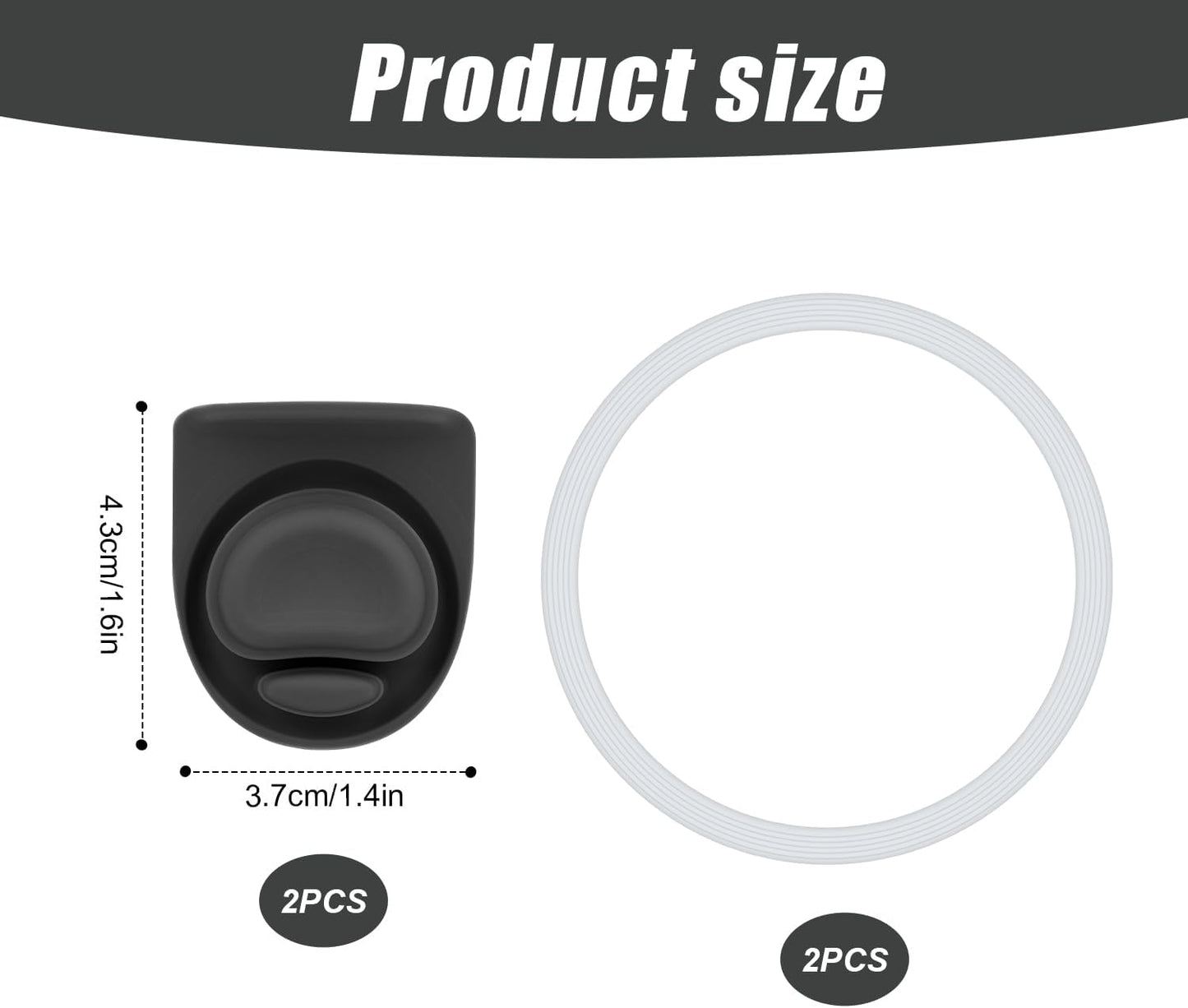 4Pcs Bottle Seal Ring & Replacement Stopper for Owala Freesip 24Oz 32Oz, Bpa-Fre