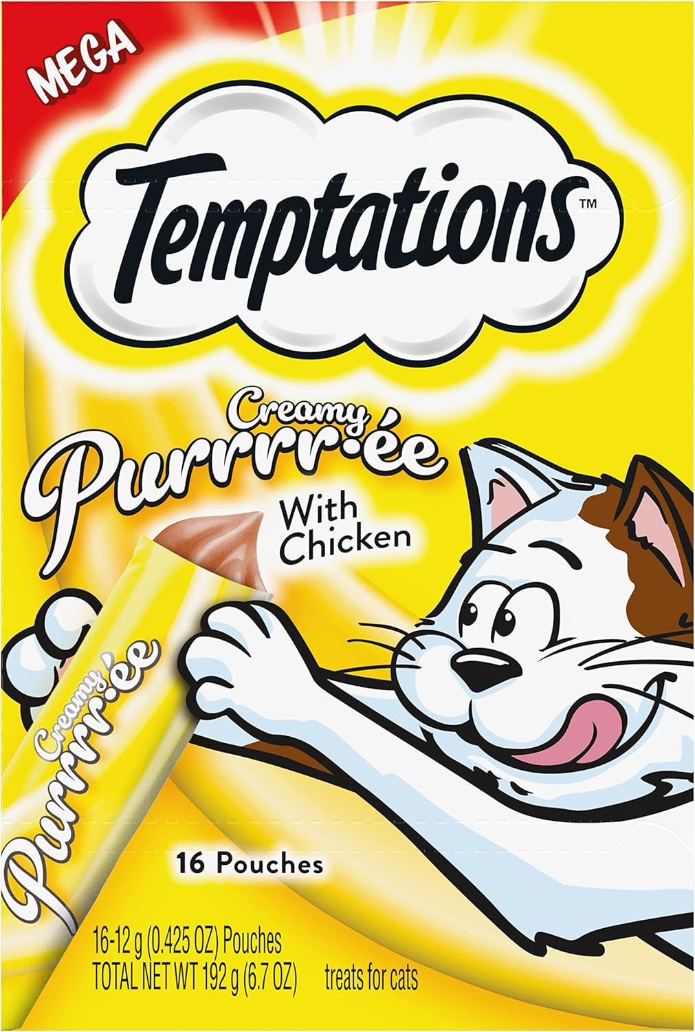Indulge Your Cat with Temptations Creamy Salmon Puree Treats - 24 Squeezable & Lickable Tubes!