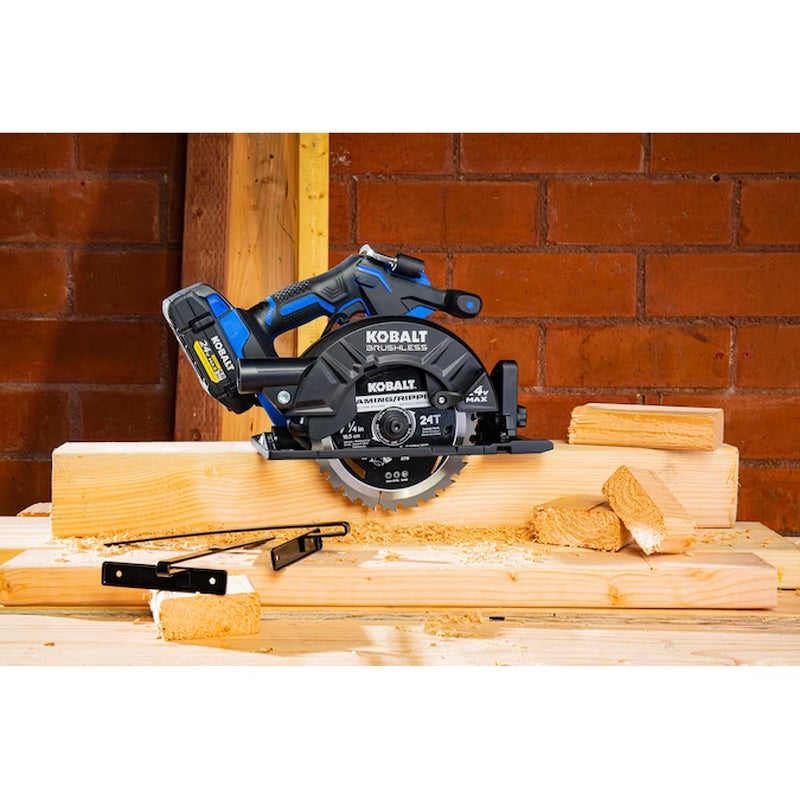 XTR 24-Volt 7-1/4-In Brushless Cordless Circular Saw