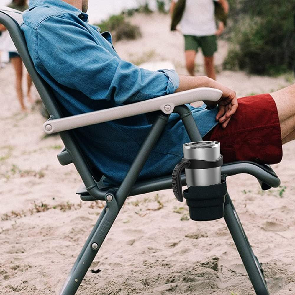 Ergonomic Tumbler Handle for 30 Oz Yeti, RTIC, Ozark Trail & More - BPA Free (Cup Not Included) - Perfect Grip for Your Favorite Mugs!