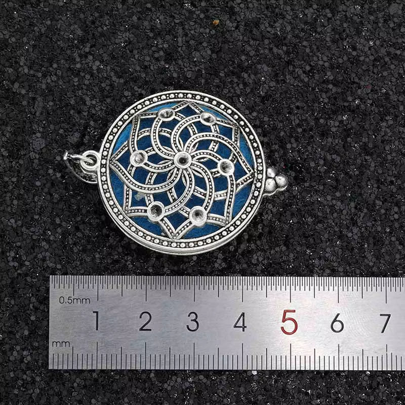 Wholesale 30Mm High Quality Hot Magnetic Aromatherapy Diffuser Jewelry Star Locket Pendant Essential Oil Scent Necklace