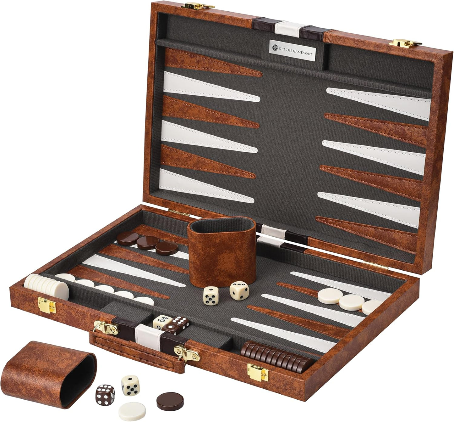 Ultimate Red Backgammon Set - Classic 2-Player Game with Strategy Guide for Family Fun & Parties!