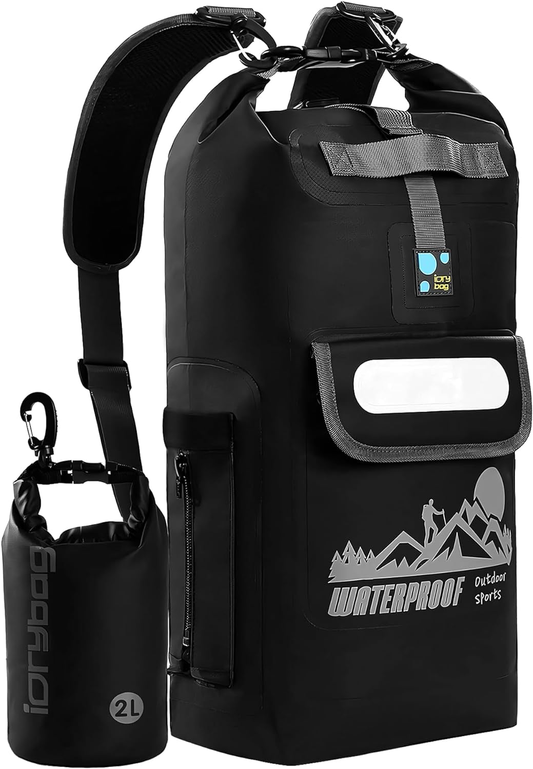 IDRYBAG Waterproof Floating Dry Bag Backpack - 20L/30L/40L Options for Men, Perfect for Outdoor Adventures!