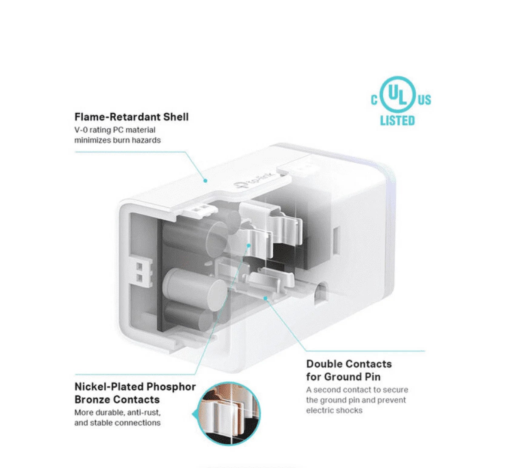 Tp-Link Accessory KP115  Wi-Fi Plug Slim¸ Energy Monitoring