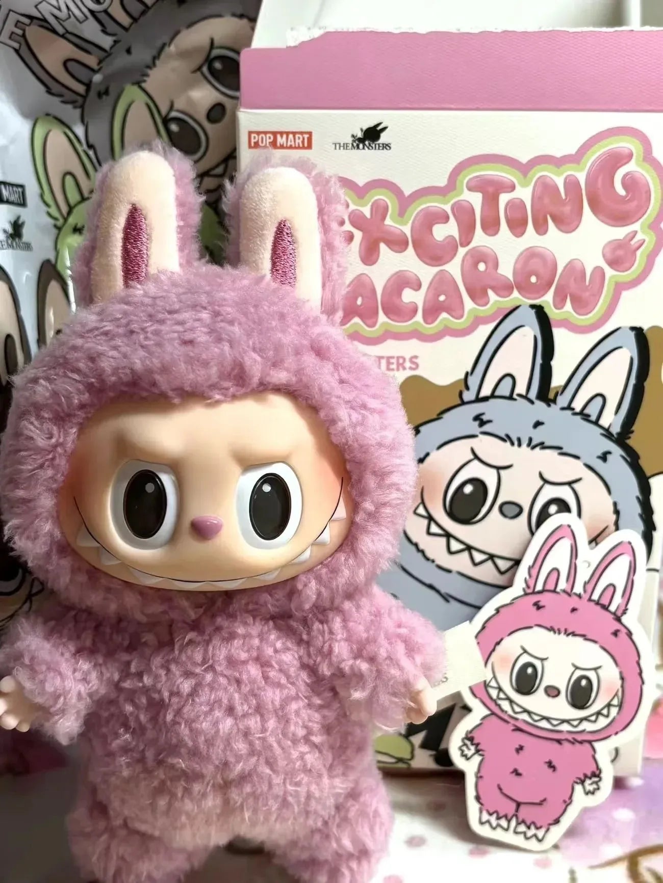 Labubu Monsters Exciting Action Figure Bd Box Cute Cartoon Anime Character Dolls for Children'S Birthday Gift Dh910320090
