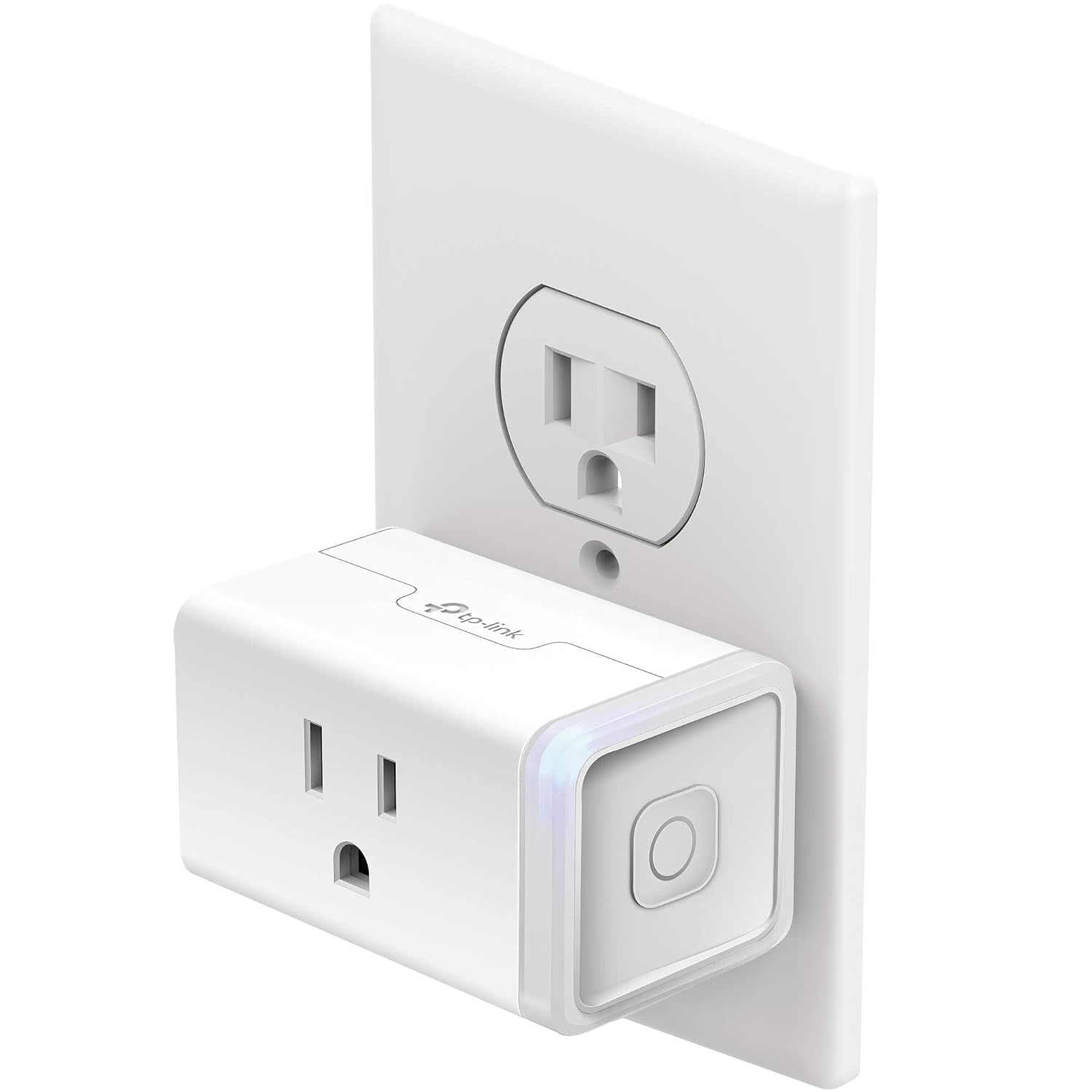 Kasa Smart Plug Mini - Energy Monitoring Wi-Fi Outlet, Works with Alexa & Google Home, Easy Setup, No Hub Needed (KP115) - White