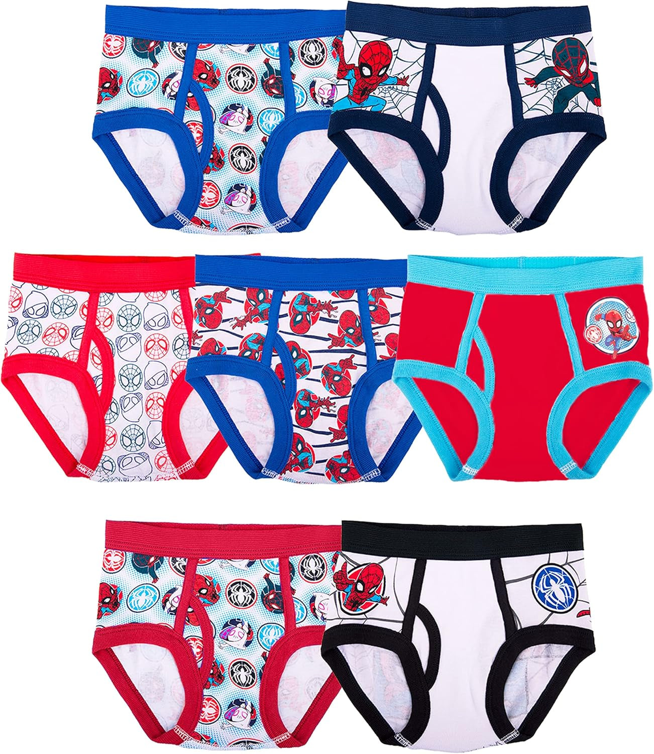 Spiderman Toddler Superhero Underwear Set - Featuring Iron Man, Hulk & More - Sizes 2/3T & 4T