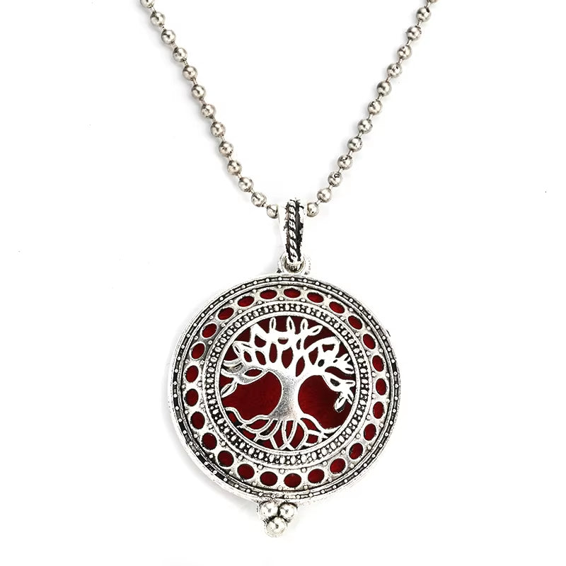 Wholesale 30Mm High Quality Hot Magnetic Aromatherapy Diffuser Jewelry Star Locket Pendant Essential Oil Scent Necklace
