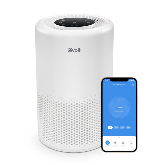 Air Purifier Plasmapro® 200S-P for Large Rooms (675 Sq. Ft), 3-Stage Original Filter, Smart Voice Control, Energy Star, White.
