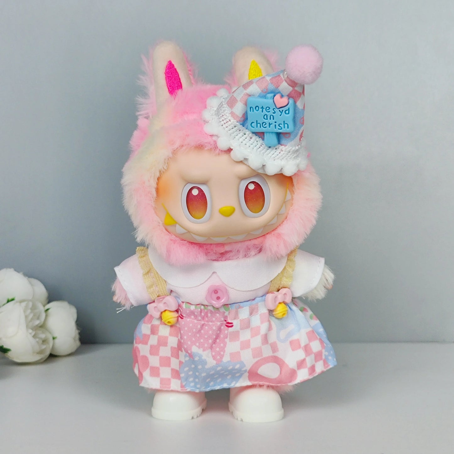 15-17Cm Labubu Clothes, Labubu Baby Outfits, Color-Matching Hoodies, Doll Accessories, Suit Sets for Labubu