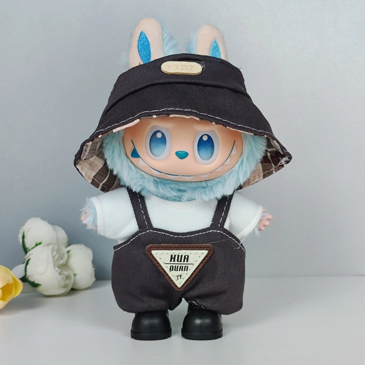 15-17Cm Labubu Clothes, Labubu Baby Outfits, Color-Matching Hoodies, Doll Accessories, Suit Sets for Labubu
