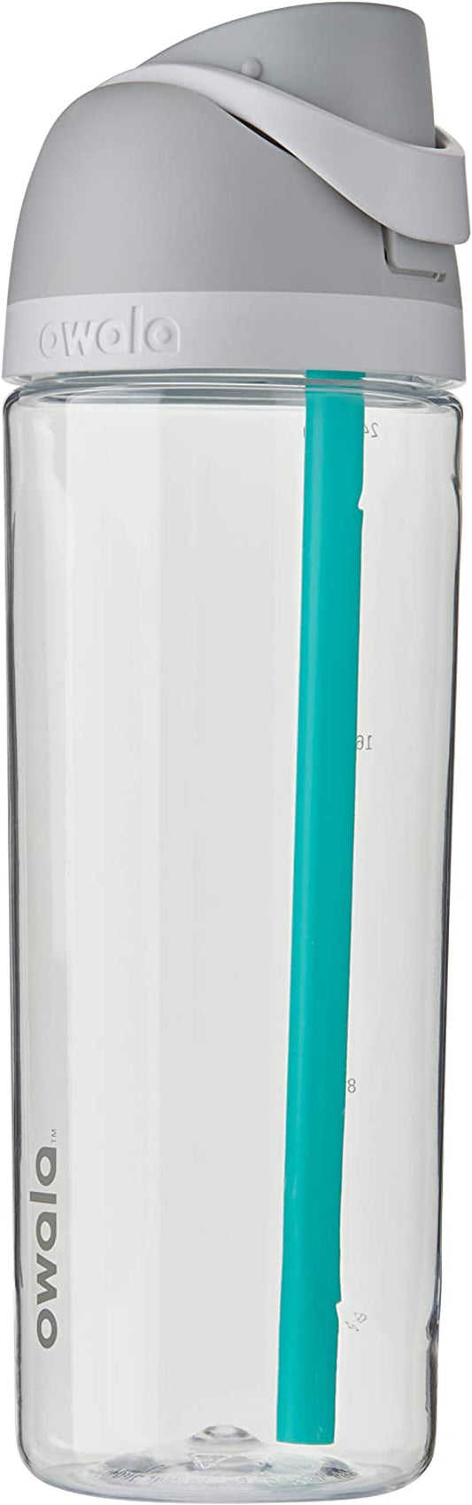 Owala Freesip 25 oz BPA-Free Tritan Water Bottle with Straw - Shy Marshmallow - Perfect for Travel and Sports!