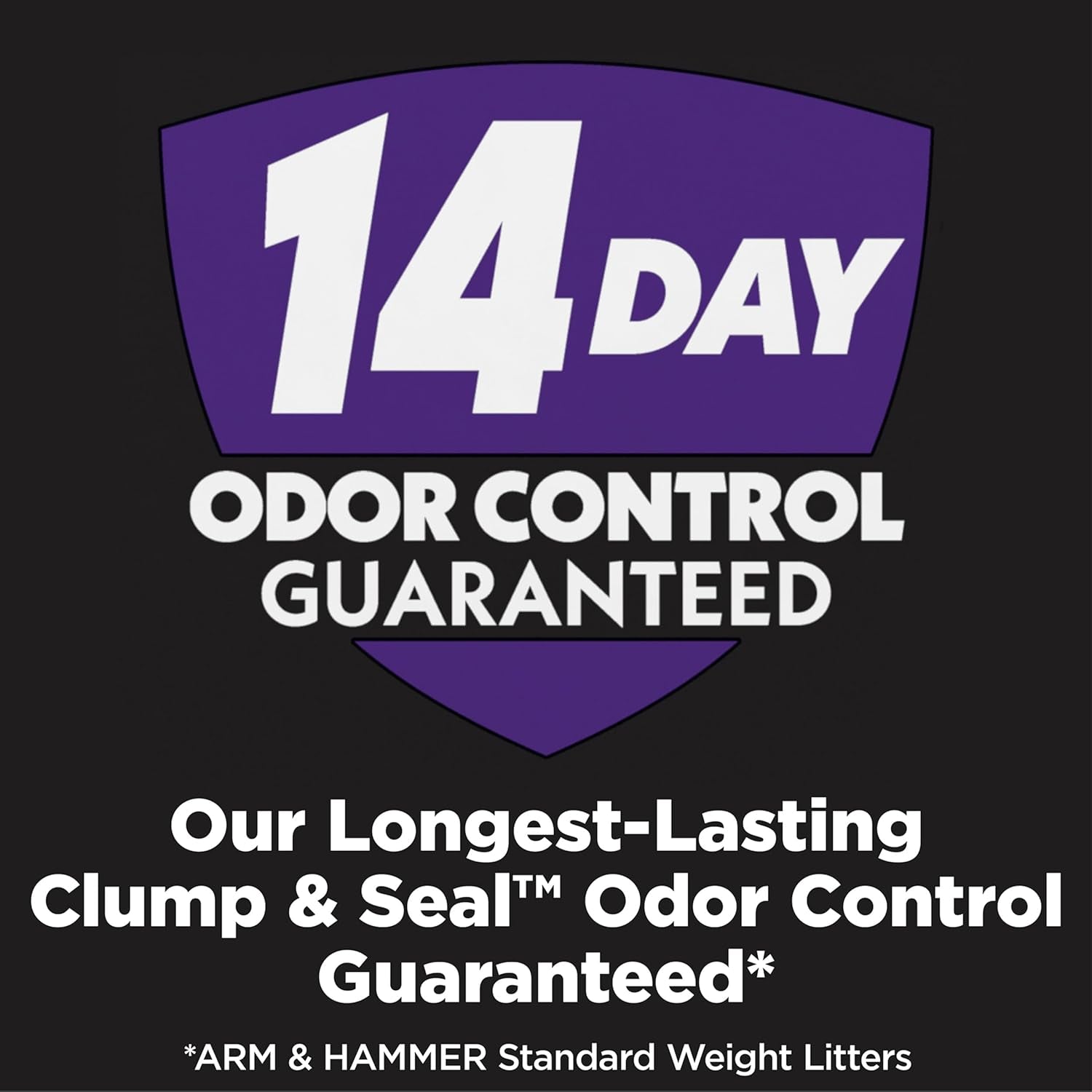 ARM & HAMMER Clump & Seal SLIDE Platinum Multi-Cat Litter - 14-Day Odor Control & EZ Clean Technology, 37 lbs - No Scrubbing, Ultimate Odor Eliminator!