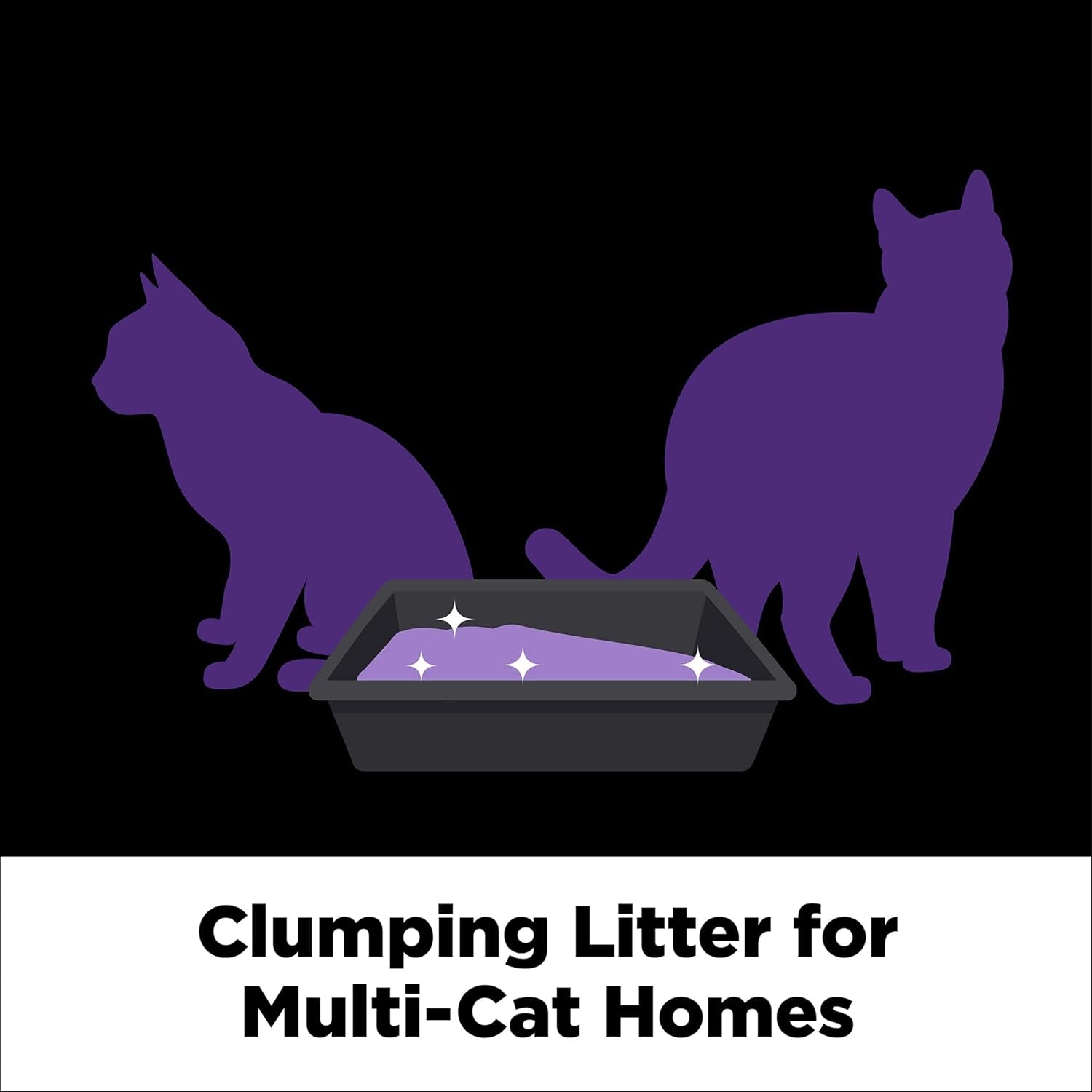 ARM & HAMMER Clump & Seal SLIDE Platinum Multi-Cat Litter - 14-Day Odor Control & EZ Clean Technology, 37 lbs - No Scrubbing, Ultimate Odor Eliminator!