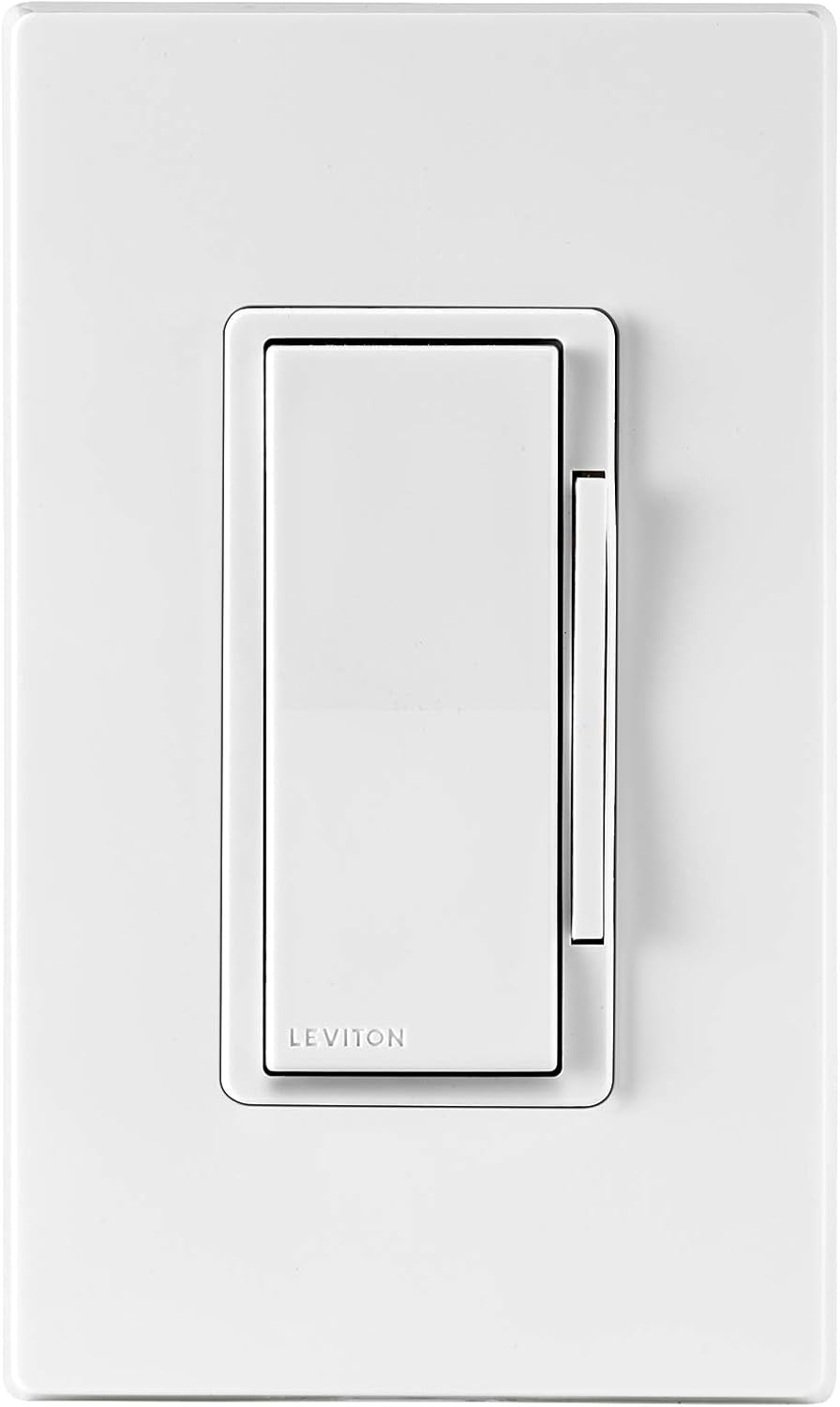 Leviton Decora Smart Wi-Fi Fan Speed Controller - Control Your Comfort with Ease, White