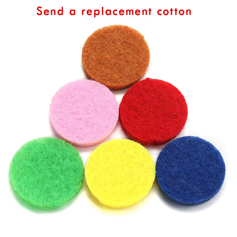 Wholesale 30Mm High Quality Hot Magnetic Aromatherapy Diffuser Jewelry Star Locket Pendant Essential Oil Scent Necklace