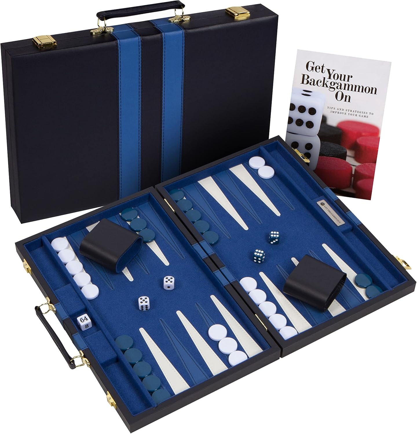 Ultimate Red Backgammon Set - Classic 2-Player Game with Strategy Guide for Family Fun & Parties!