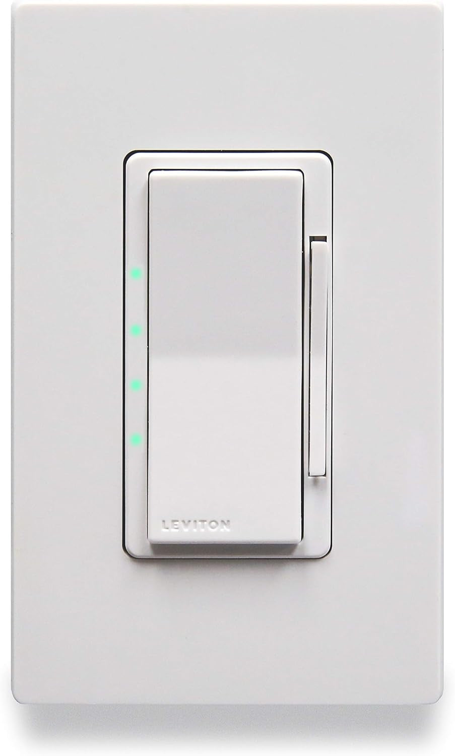 Leviton Decora Smart Wi-Fi Fan Speed Controller - Control Your Comfort with Ease, White